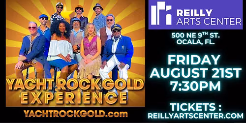Yacht Rock Gold Experience | August 21 | Reilly Arts Center