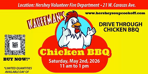 Hershey Partnership 2nd Annual Kauffman's Chicken BBQ benefitting Hershey Volunteer Fire Company