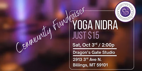 Hope & Community: A Yoga Nidra Fundraiser