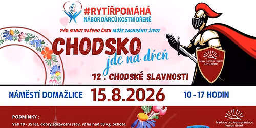 CHODSKO jde na d\u0159e\u0148 - 72. Chodsk\u00e9 slavnosti