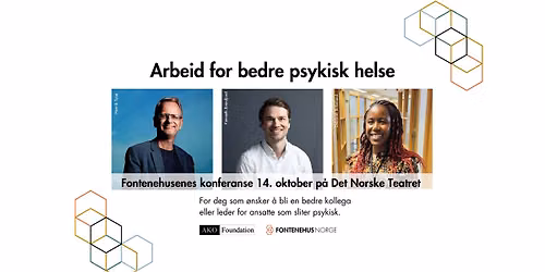Fontenehuskonferansen 2026 \u2013 Arbeid for bedre psykisk helse