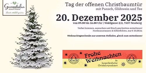 Tag der offenen Christbaumt\u00fcr