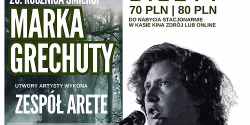 20 lat bez Marka Grechuty \u2013 koncert pami\u0119ci \u201eOcali\u0107 od zapomnienia\u201d w wykonaniu zespo\u0142u ARETE