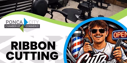 Ribbon-Cutting Ceremony for Cutz with Coop Barber Studio! 