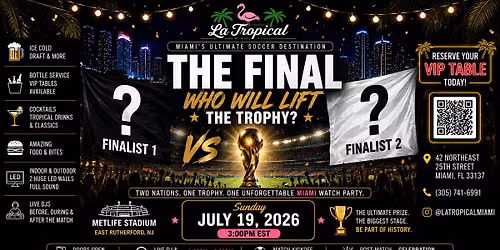 Final Match the Big Day Coming Soon \u2022 Summer of Soccer Watch Party