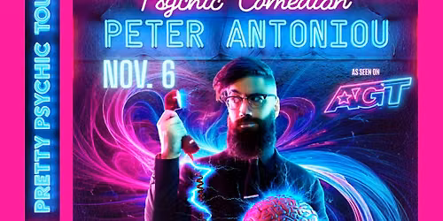 Peter Antoniou "Pretty Psychic Tour" at The Guild