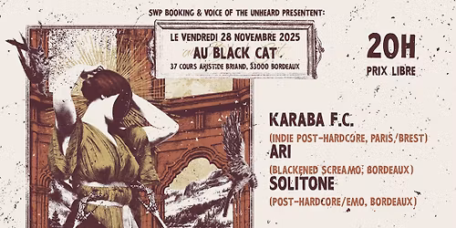 Karaba FC x Ari x Solitone @ The Black Cat Pub