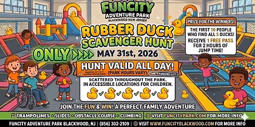 Funcity Rubber Duck Scavenger Hunt