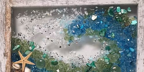 Salty Vibes: Ocean Resin & Glass Art