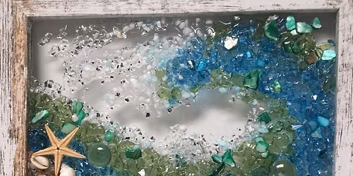 Salty Vibes: Ocean Resin & Glass Art
