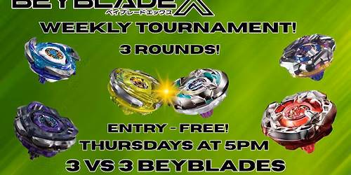 Weekly Casual BeybladeX Tournament at Gnome Games Appleton North!