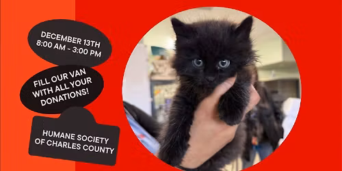 Fill the Van at Petsmart Waldorf