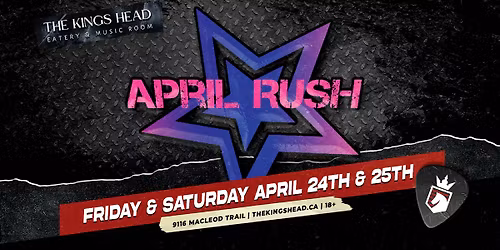 APRIL RUSH at The Kings Head