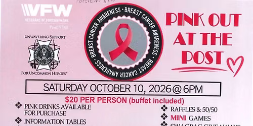 PINK OUT at the POST\ud83c\udf80