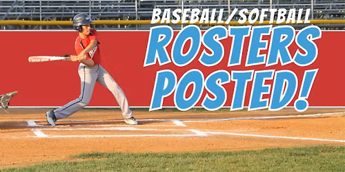 Youth Baseball\/Softball Rosters Posted