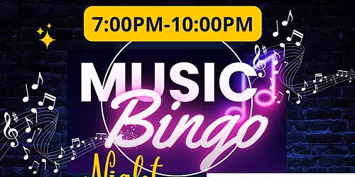 Good Tunes. Cold Drinks. Music Bingo!~