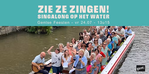 Singalong op het water! @Gentse Feesten