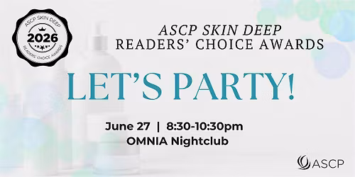 2026 ASCP Skin Deep Readers\u2019 Choice Awards