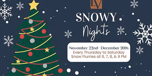 Snowy Nights at Lakeside Village