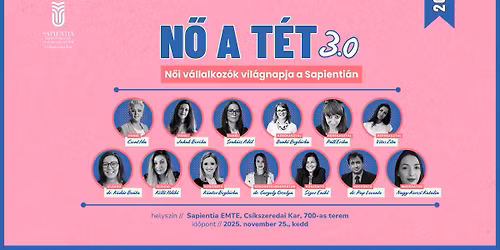 N\u0151 a t\u00e9t! 3.0 - n\u0151i v\u00e1llalkoz\u00f3k vil\u00e1gnapja a Sapienti\u00e1n