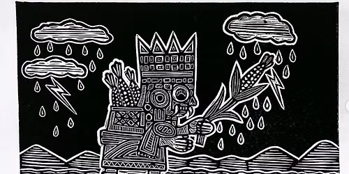 LinoCut Printing with Rayos Magos