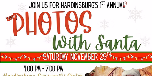 Hardinsburg 1st Annual Photos with Santa
