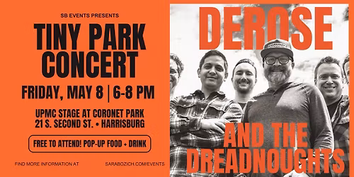 Tiny Park Concert: DeRose & The Dreadnoughts in Coronet Park