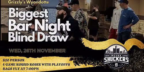 Biggest Bar Night Blind Draw