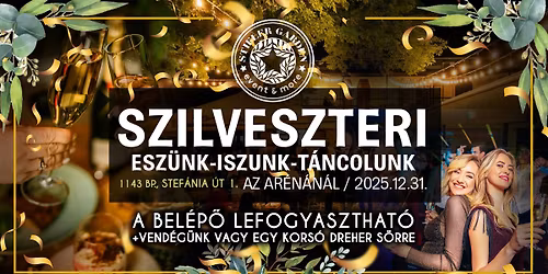 \ud83c\udf89Szilveszteri Retro Buli a Stifler Gardenben\ud83c\udf89