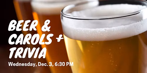 Beer, Carols, & Trivia: A fundraiser for E.M Yoder Fifth Graders