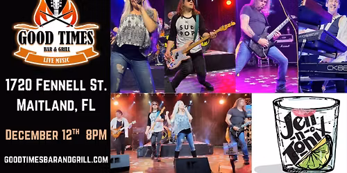 Jen-N-Tonix returns to Good Times December 12th!