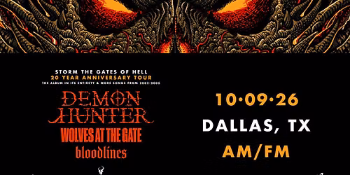 Demon Hunter - Storm the Gates of Hell 20th Anniversary Tour | AM\/FM