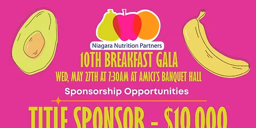 Niagara Nutrition Partners 10th Annual Breakfast Gala