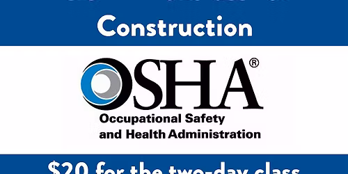 April OSHA 10-Hour Construction Training Class in Hartford
