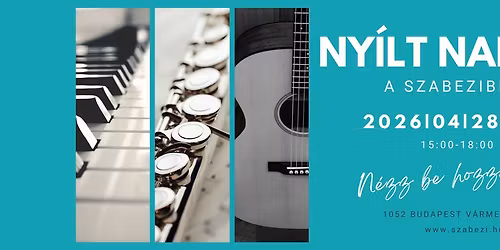 NY\u00cdLT NAPOK a Szabolcsi Bence Zeneiskol\u00e1ban