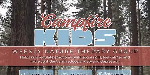 Campfire Kids \ud83c\udf3f Weekly Nature Therapy for Kids (Ages 6-12)