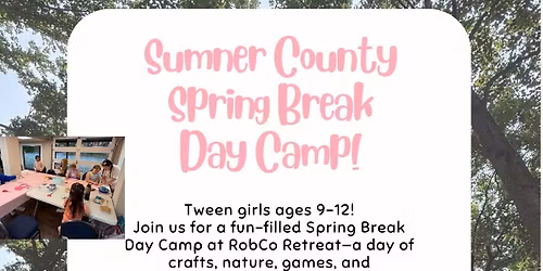 Tween Girls Sumner Co Spring Break Day Camp