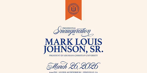 Presidential Inauguration for Mark Louis Johnson, Sr.