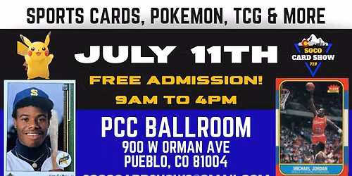SOCO Card Show July 11th 2026