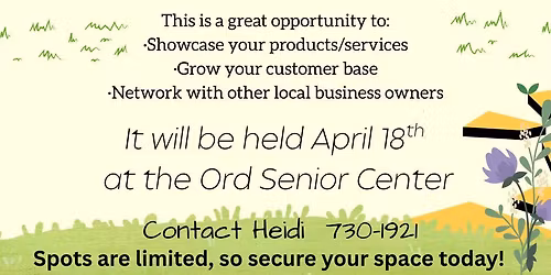 Hometown Entrepreneur Vendor and Lunch  Day!!!