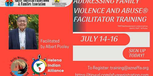 Addressing Family Voilence and Abuse Facilitator Training