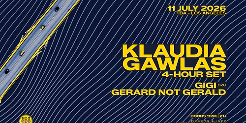  INCOGNITO presents KLAUDIA GAWLAS (4-Hour Set) plus GiGi b2b Gerard Not Gerald