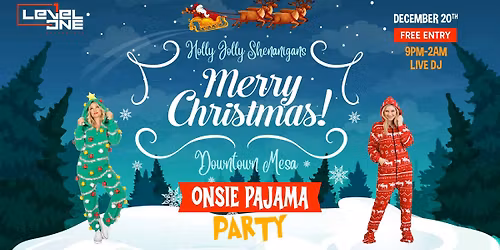 The Christmas Onesie Pajama Party!