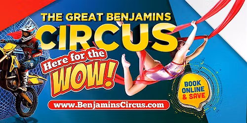 Sat Sep 19 | Hamilton, ON | 1:00 PM | Great Benjamins Circus
