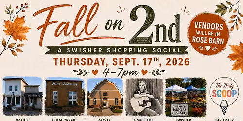 Fall on 2nd: A Swisher Shopping Social