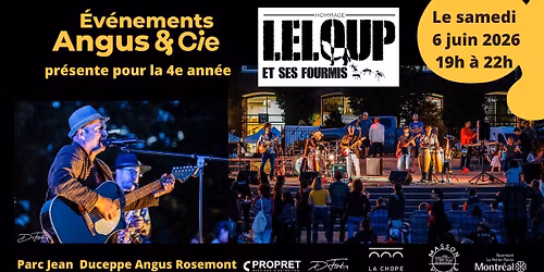 Leloup et ses fourmis \u2013 4e \u00e9dition Pr\u00e9sent\u00e9 par Angus&Cie