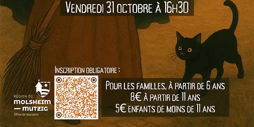 Balade cont\u00e9e " Balai, chats et sortil\u00e8ges"  \ud83e\uddf9 \ud83d\udc08\ud83e\uddd9\u200d\u2640\ufe0f