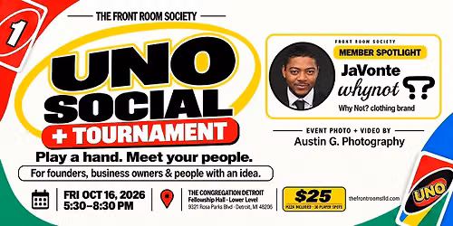 Detroit UNO Social + Tournament | The Front Room Social Club