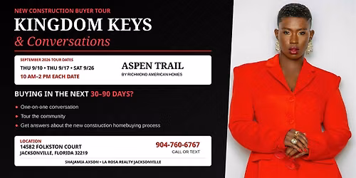 Kingdom Keys & Conversations: New Construction Buyer Tour