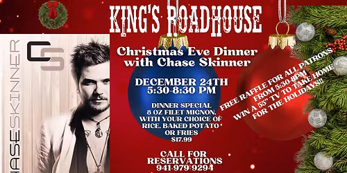 Christmas Eve Dinner with Chase Skinner!
